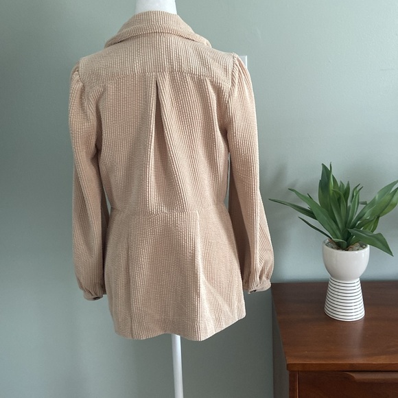 Anthropologie Current Air Corduroy Double Breasted Blazer Like New Size … - Picture 4 of 8
